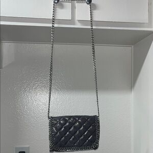 Chic Black Quilted Chain Bag
